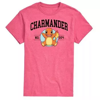 Мужская футболка с рисунком Pokemon Charmander № 4 Licensed Character