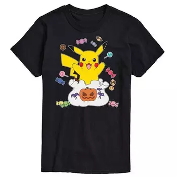 Мужская футболка с рисунком Pokemon Gotta Eat Em All Licensed Character, черный