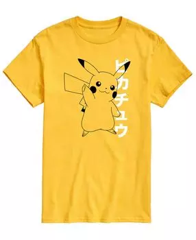 Мужская футболка с рисунком pokemon pika kanji AIRWAVES
