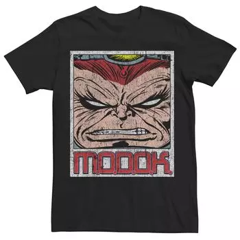 Мужская футболка с рисунком Polaroid в стиле ретро MODOK из комиксов Marvel Licensed Character