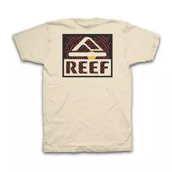 Мужская футболка с рисунком Reef Baja REEF, цвет Sunhaze Cream