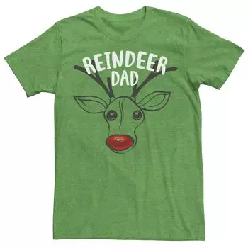 Мужская футболка с рисунком Reindeer Dad Licensed Character