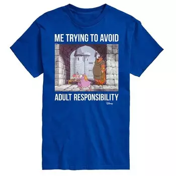 Мужская футболка с рисунком Робин Гуда Disney's, синий