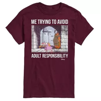 Мужская футболка с рисунком Робин Гуда Disney's, цвет Maroon