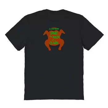 Мужская футболка с рисунком «Рождественские каникулы» Clark National Lampoon's Save the Neck For Me Licensed Character, черный