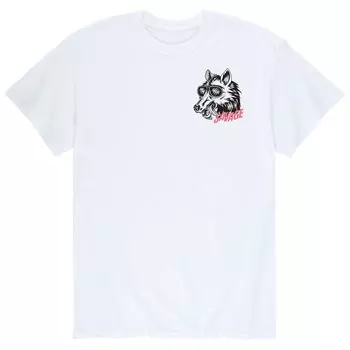 Мужская футболка с рисунком Savage Dawg Licensed Character