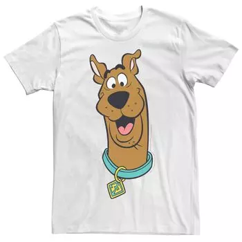 Мужская футболка с рисунком Scooby Doo Big Face Licensed Character