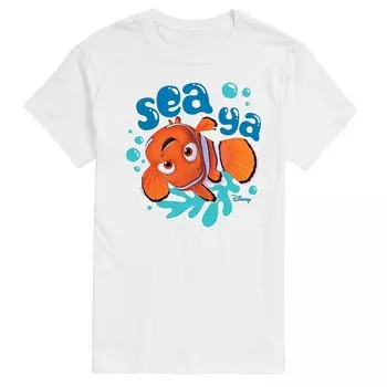 Мужская футболка с рисунком Sea Ya от Disney/Pixar's Finding Nemo Disney / Pixar, белый