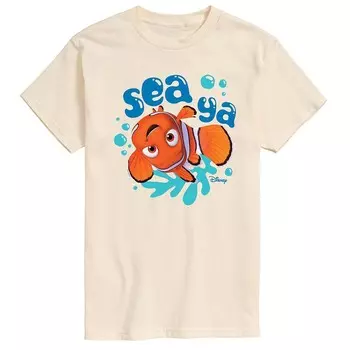 Мужская футболка с рисунком Sea Ya от Disney/Pixar's Finding Nemo Disney / Pixar, цвет Cream