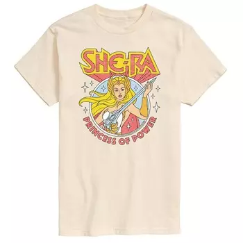 Мужская футболка с рисунком SheRa Princess Of Power Licensed Character, бежевый