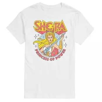 Мужская футболка с рисунком SheRa Princess Of Power Licensed Character, белый