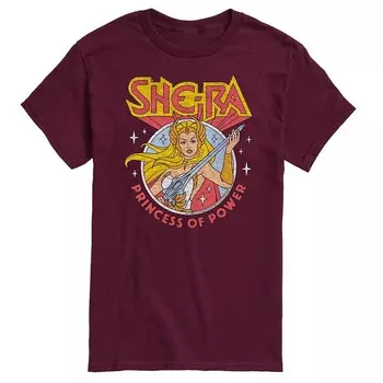 Мужская футболка с рисунком SheRa Princess Of Power Licensed Character, красный