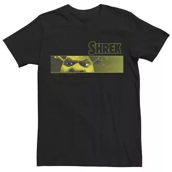 Мужская футболка с рисунком Shrek Angry Ogre Eyes Licensed Character