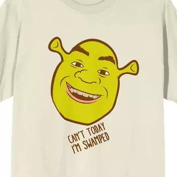 Мужская футболка с рисунком «Шрек не может сегодня» Licensed Character