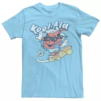 Мужская футболка с рисунком скейтборда Kool-Aid Man Licensed Character, цвет Light Blue