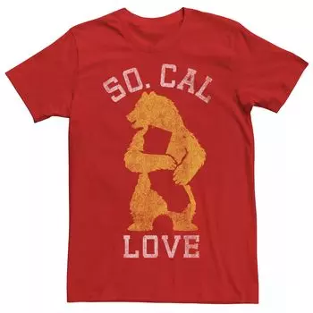 Мужская футболка с рисунком So Cal Love Bear Hug Southern California So Cal Licensed Character