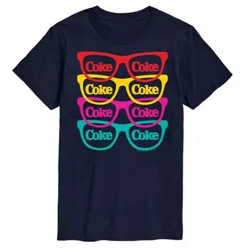 Мужская футболка с рисунком солнцезащитных очков CocaCola Coke Licensed Character