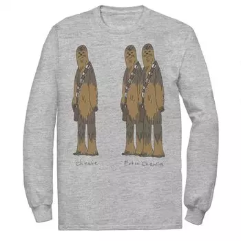 Мужская футболка с рисунком Star Wars Chewie & Extra Chewie Licensed Character