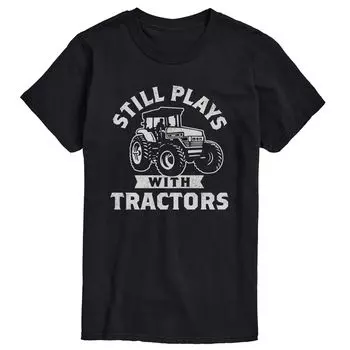 Мужская футболка с рисунком Still Plays with Tractors Licensed Character