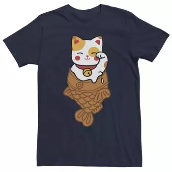 Мужская футболка с рисунком Taiyaki Icecat Licensed Character