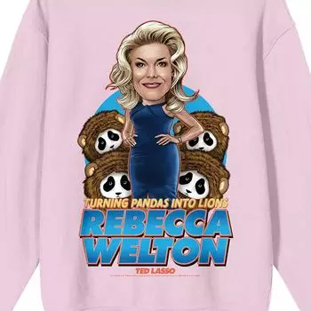 Мужская футболка с рисунком Ted Lasso Rebecca Welton "Turning Pandas Into Lions" Licensed Character