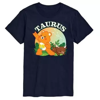 Мужская футболка с рисунком Тельца от Care Bears Licensed Character, синий
