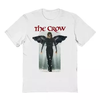 Мужская футболка с рисунком The Crow Wings Licensed Character, белый
