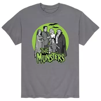 Мужская футболка с рисунком The Munsters Family Licensed Character