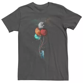 Мужская футболка с рисунком The Spaceman's Trip Licensed Character, цвет Charcoal