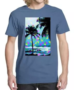 Мужская футболка с рисунком triangle tropic Beachwood, мульти
