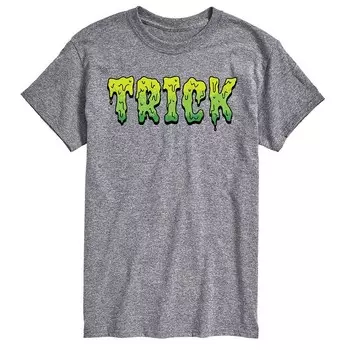 Мужская футболка с рисунком Trick Licensed Character, серый