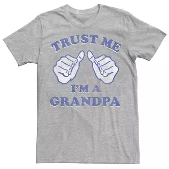 Мужская футболка с рисунком «Trust Me I'm A Grandpa Thumbs Up» Licensed Character
