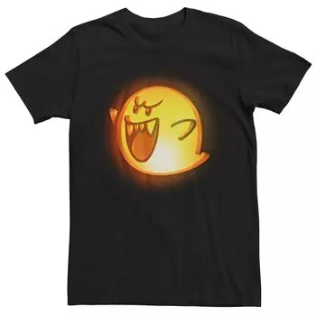 Мужская футболка с рисунком тыквы Nintendo Super Mario Boo Halloween Licensed Character