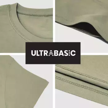 Мужская футболка с рисунком ULTRABASIC, цвет Bronze