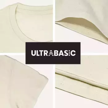 Мужская футболка с рисунком ULTRABASIC, цвет Naturbelassen