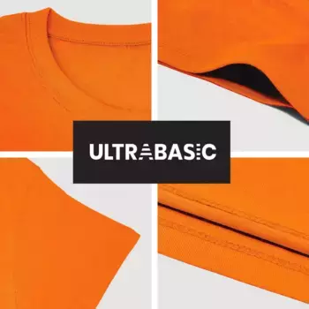 Мужская футболка с рисунком ULTRABASIC, оранжевый