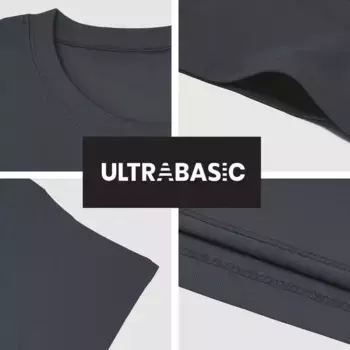 Мужская футболка с рисунком ULTRABASIC, темно-серый