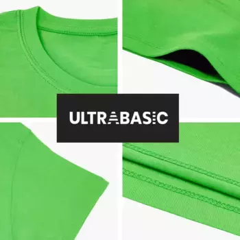 Мужская футболка с рисунком ULTRABASIC, темно-желтый