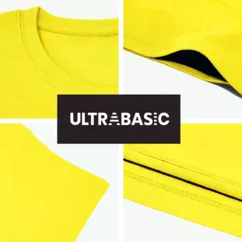 Мужская футболка с рисунком ULTRABASIC, желтый