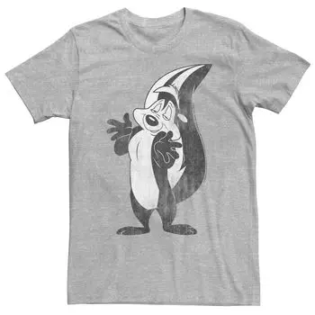 Мужская футболка с рисунком в стиле Looney Tunes Pepe Le Pew Licensed Character