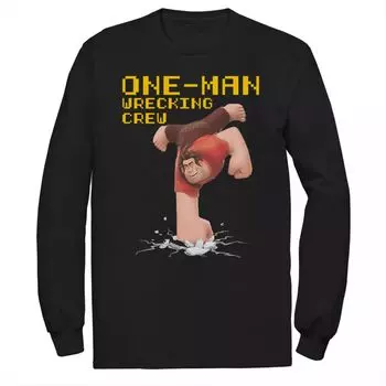 Мужская футболка с рисунком Wreck It Ralph Wrecking Licensed Character