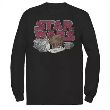 Мужская футболка с рисунком «Звездные войны» Chewbacca «Сокол тысячелетия» Licensed Character