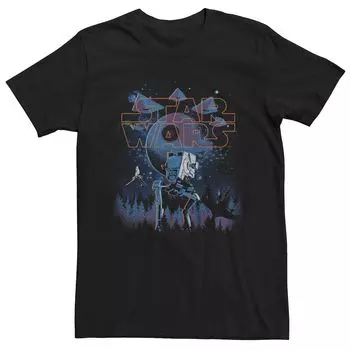 Мужская футболка с рисунком «Звездные войны» Endor Nights Licensed Character