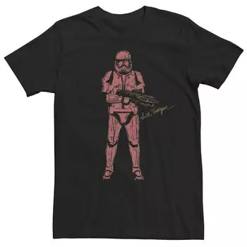 Мужская футболка с рисунком «Звездные войны: Скайуокер. Восхождение» Licensed Character, черный