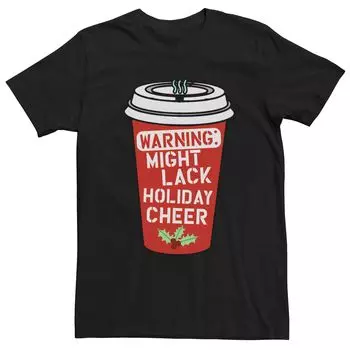 Мужская футболка с рождественским кубком No Cheer Licensed Character