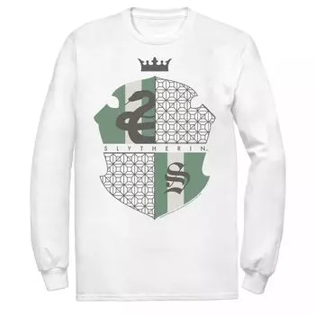 Мужская футболка с щитком Гарри Поттера и Слизерина Harry Potter