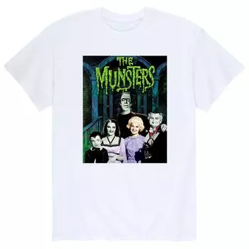 Мужская футболка с семейным фото The Munsters Licensed Character
