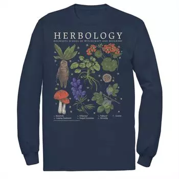 Мужская футболка с сеткой Harry Potter Herbology Herb Reference