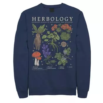 Мужская футболка с сеткой Harry Potter Herbology Herb Reference Licensed Character