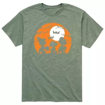 Мужская футболка с силуэтами арахиса Licensed Character